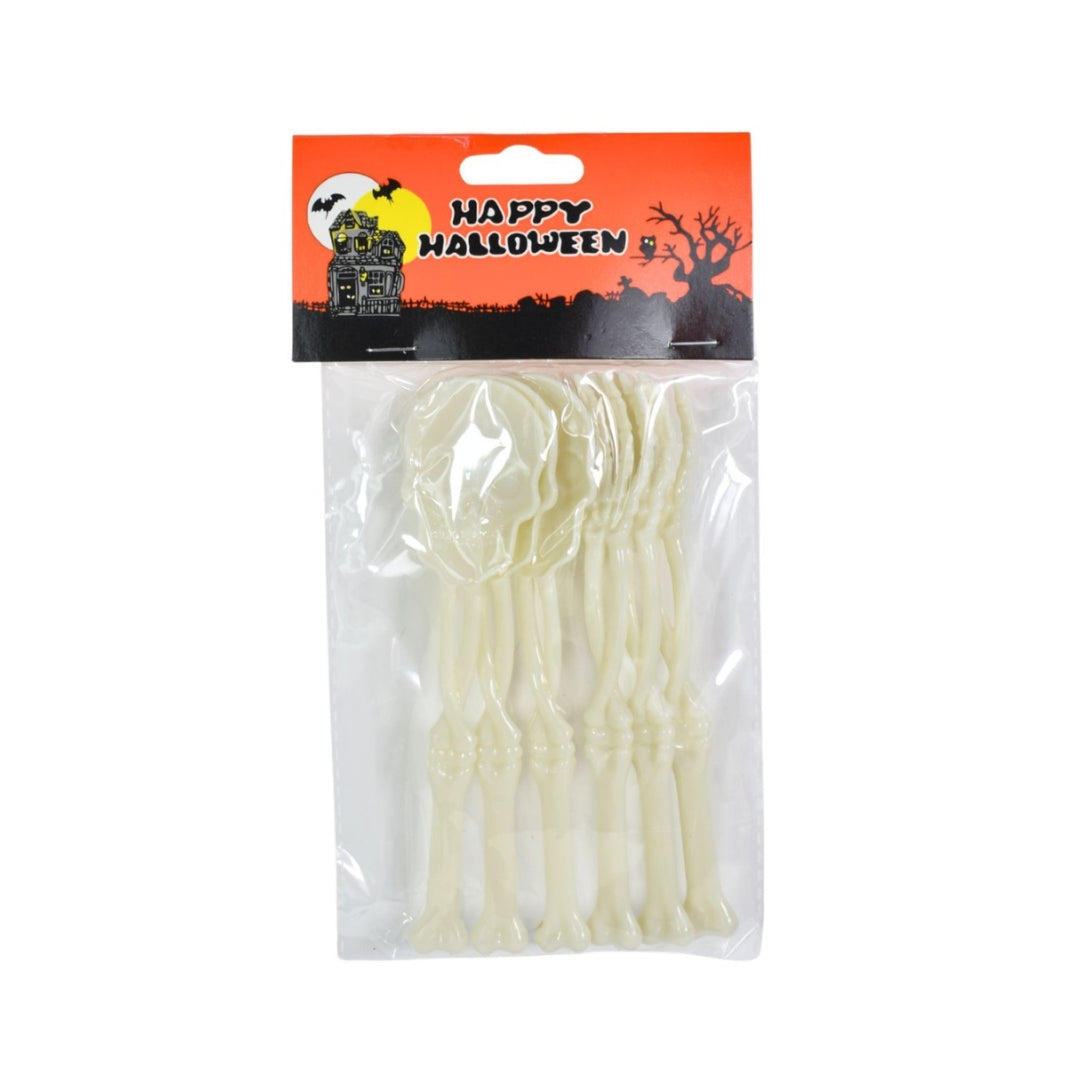 Cubiertos plásticos de Halloween