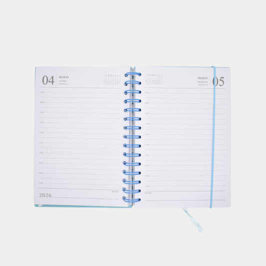 Agenda 2026 Diseño cámara retro