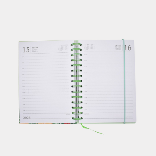 Agenda 2026 Diseño crema helada