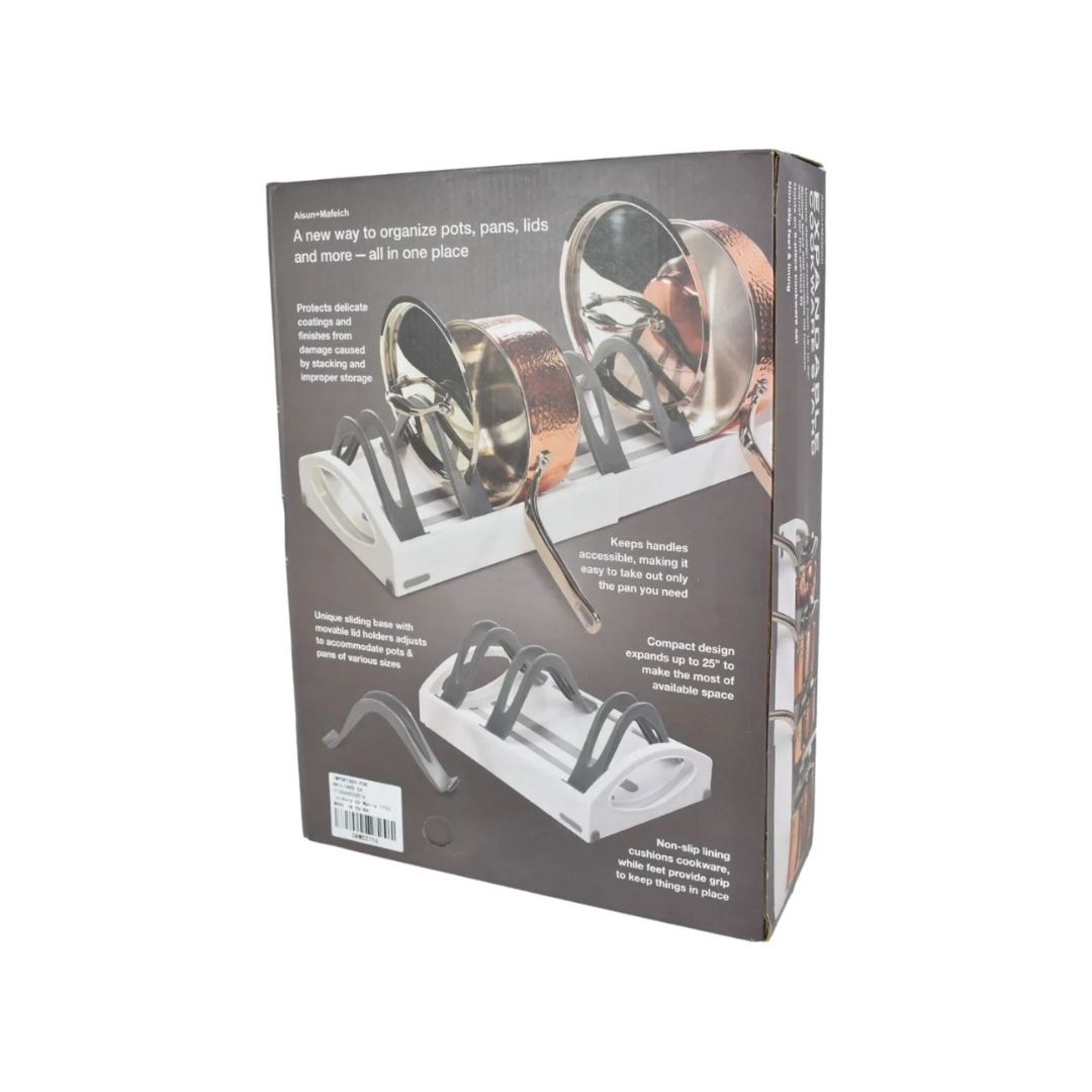Organizador De Ollas Y Sartenes Extensible Para Cocina