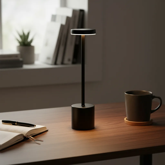 Lámpara De Escritorio Recargable Digital 3 Toques