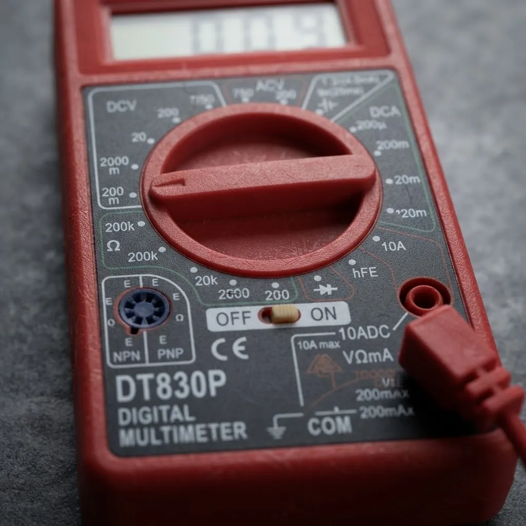 Multimetro Digital Tester Dt830b Protección Sobrecarga Ca Dc
