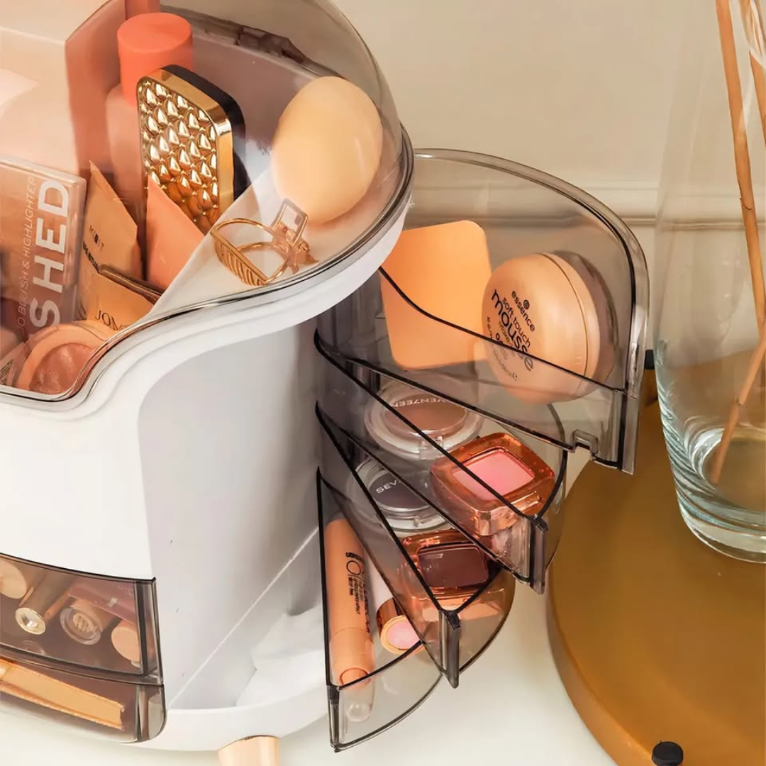 Organizador de Maquillaje y Cosmeticos Grande Con Visor