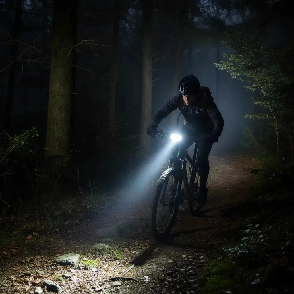 Luz Bicicleta Delantera Led 3 Modos Bocina y sirena