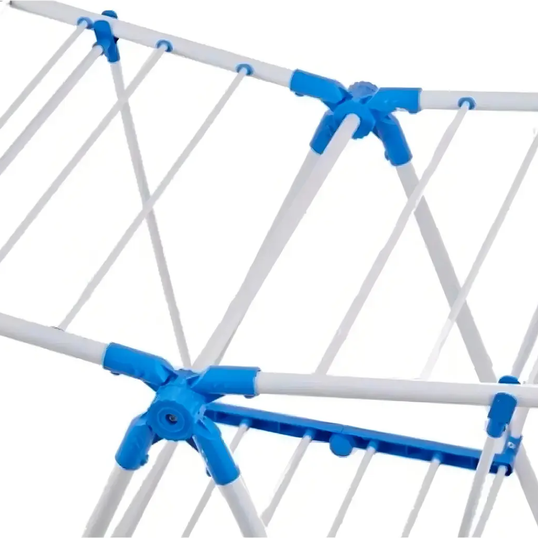 Tendedero Plegable Acero Inoxidable 2 Niveles Ajustable