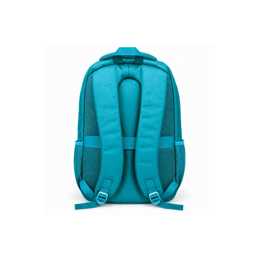 Mochila Turquesa Multifunción Happy Vesolo Varios Bolsillos