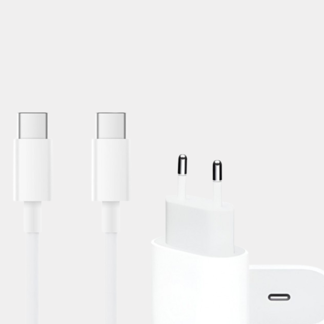 Cargador 35w Usb-c + Cable Usb-c A Usb-c 1 Metro