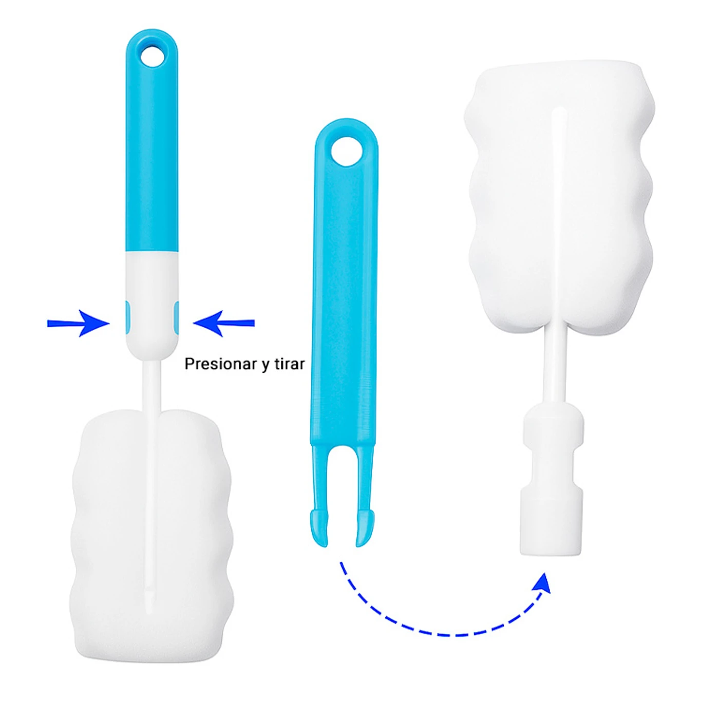 Vaso Térmico De 1200ml Con Acero Inoxidable - Celeste
