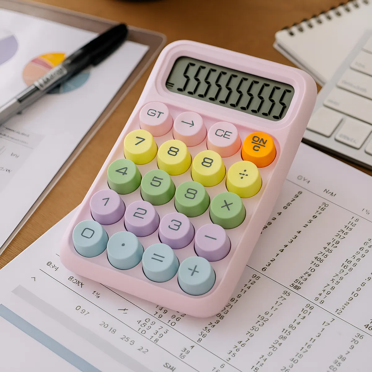 Calculadora de escritorio estilo retro - Aesthetic