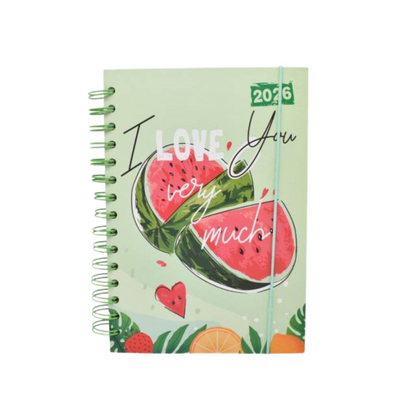 Agenda 2026 Diseño con sandía