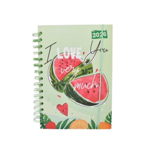 Agenda 2026 Diseño con sandía