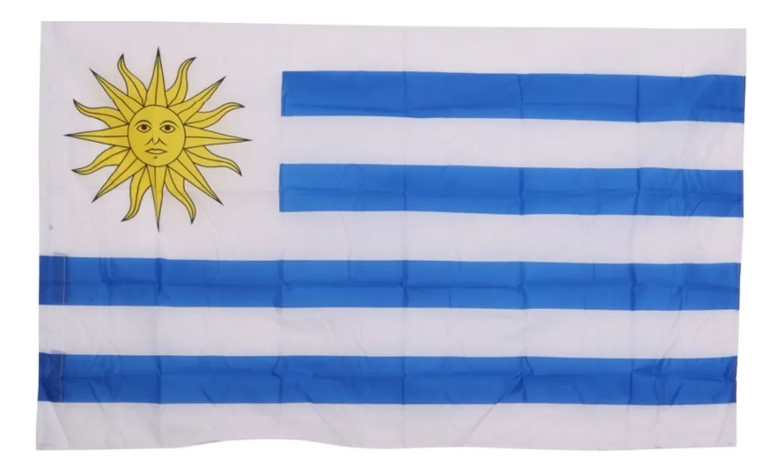 Bandera De Uruguay Tela 120x180cm Alentar El Mundial