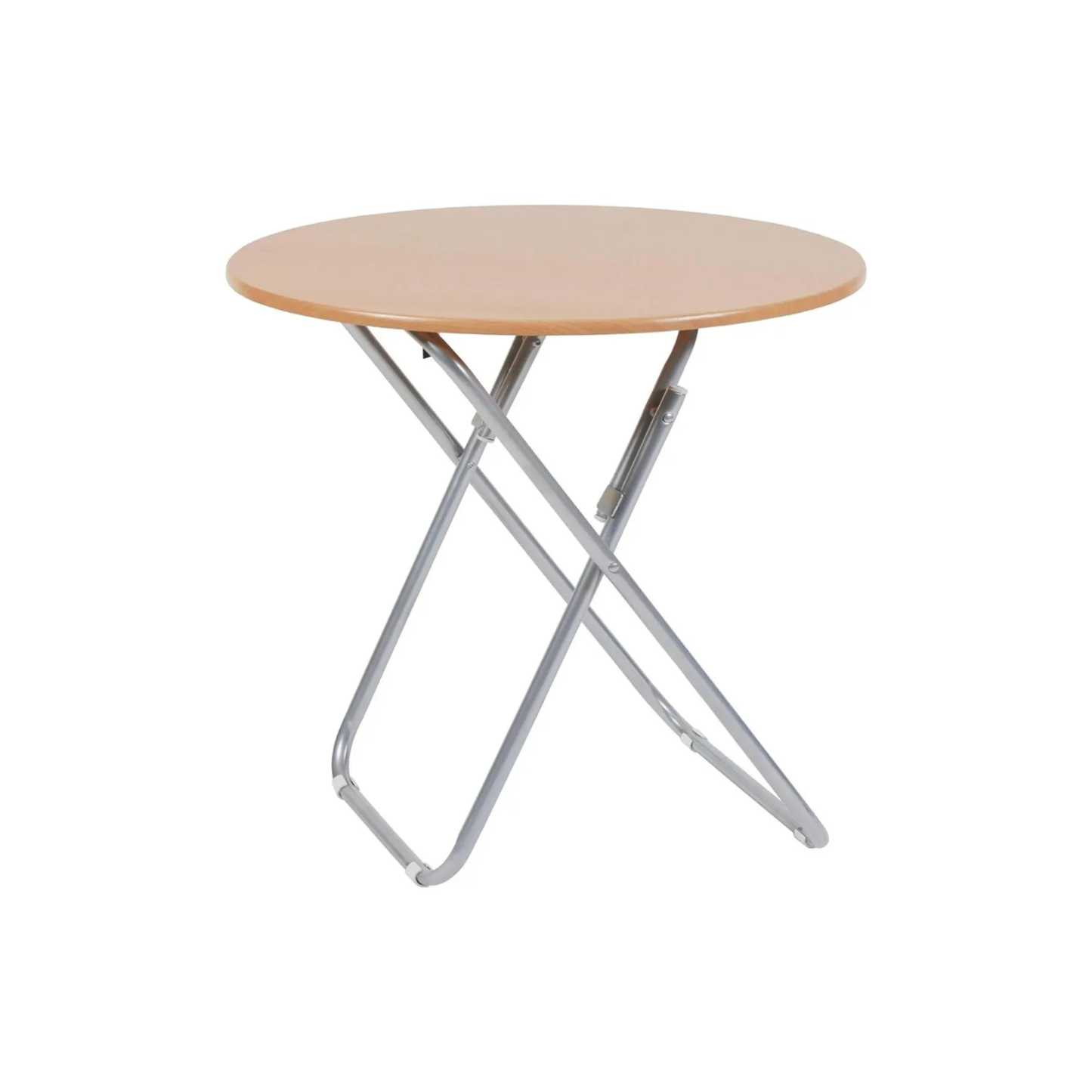 Mesa Auxiliar Plegable Redonda 70cm Camping Playa