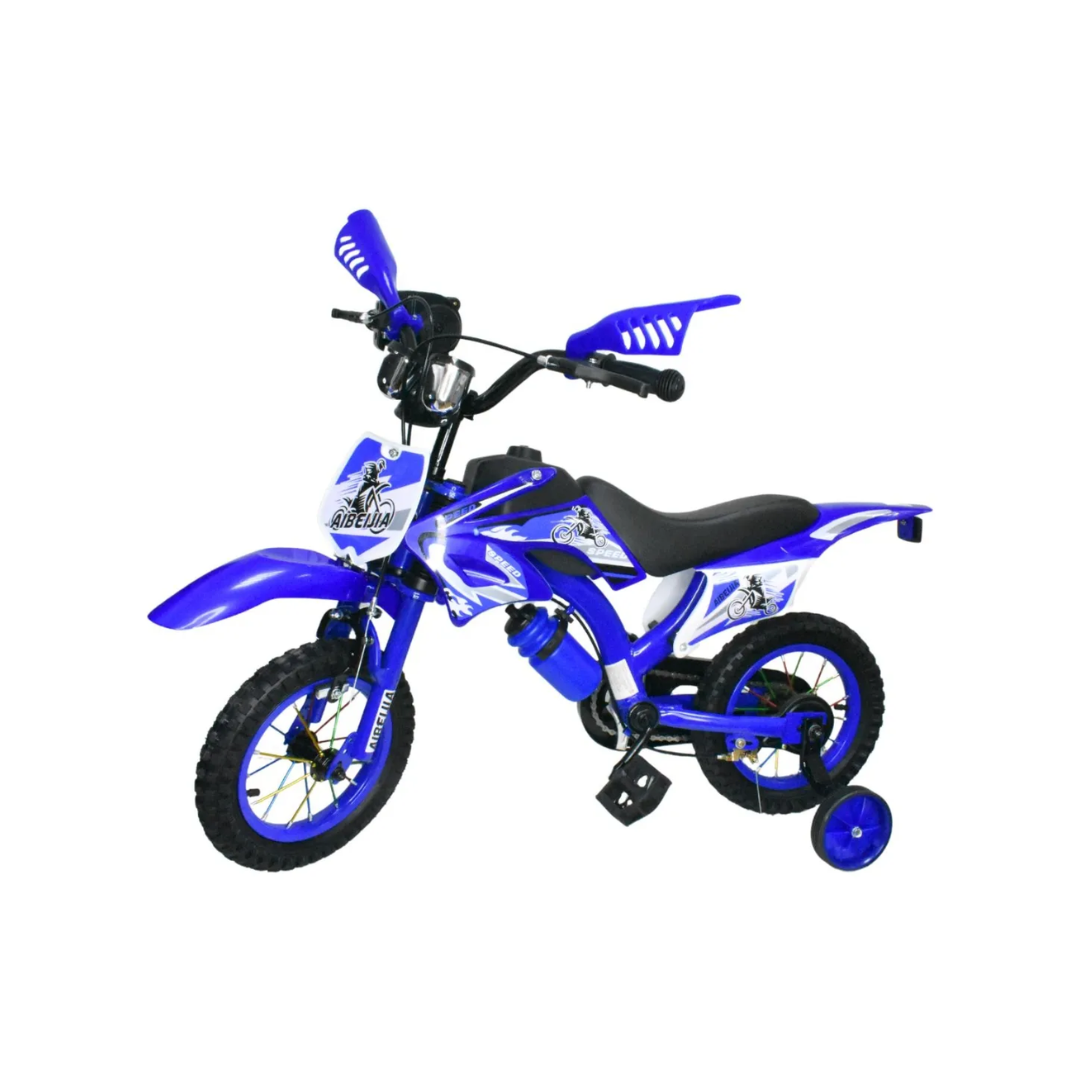 Bici Moto Para Niños Rodado 16 Con/sin Rueditas + Caramañola