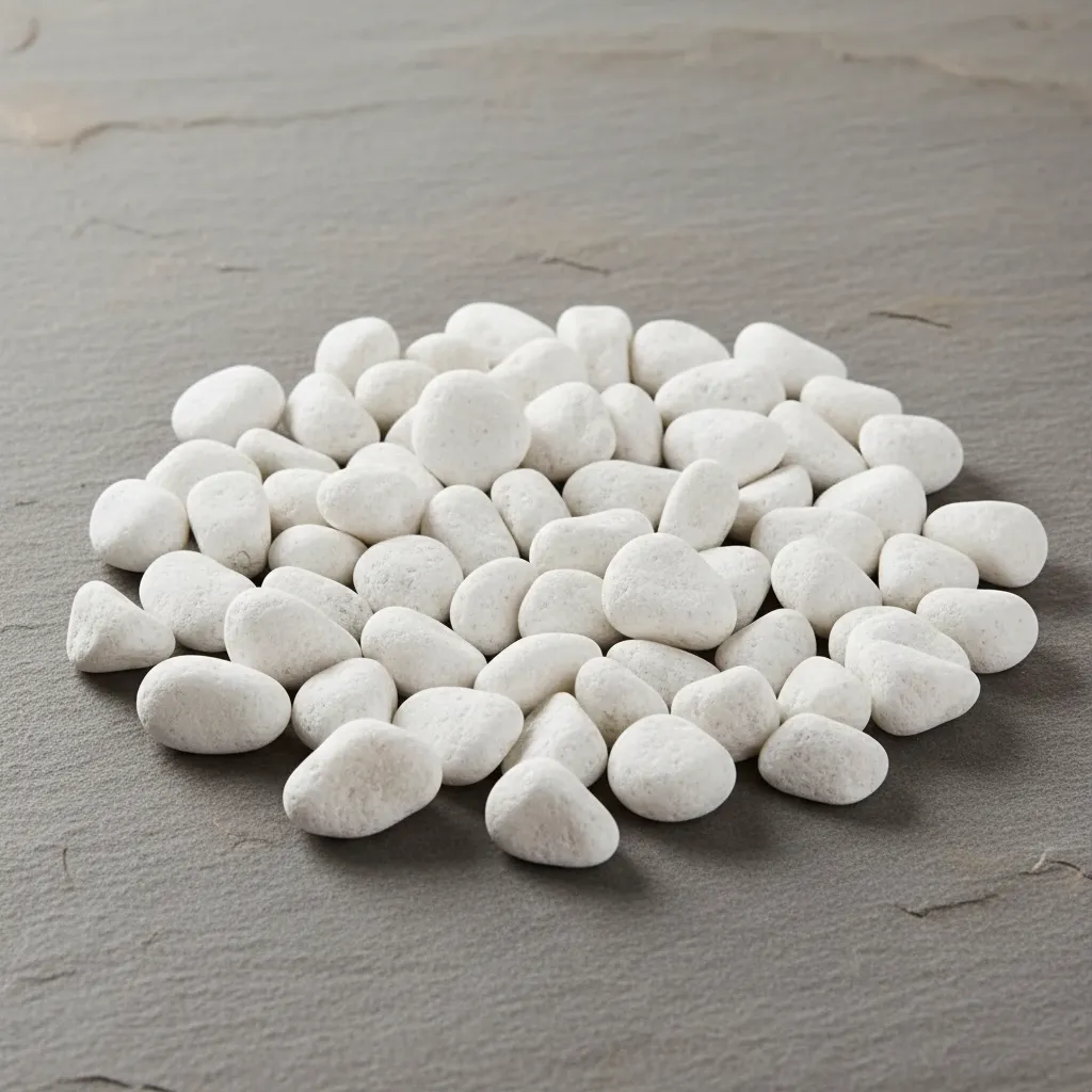 Piedras Blancas Para Decoración Jardin Maceta Florero 500gr