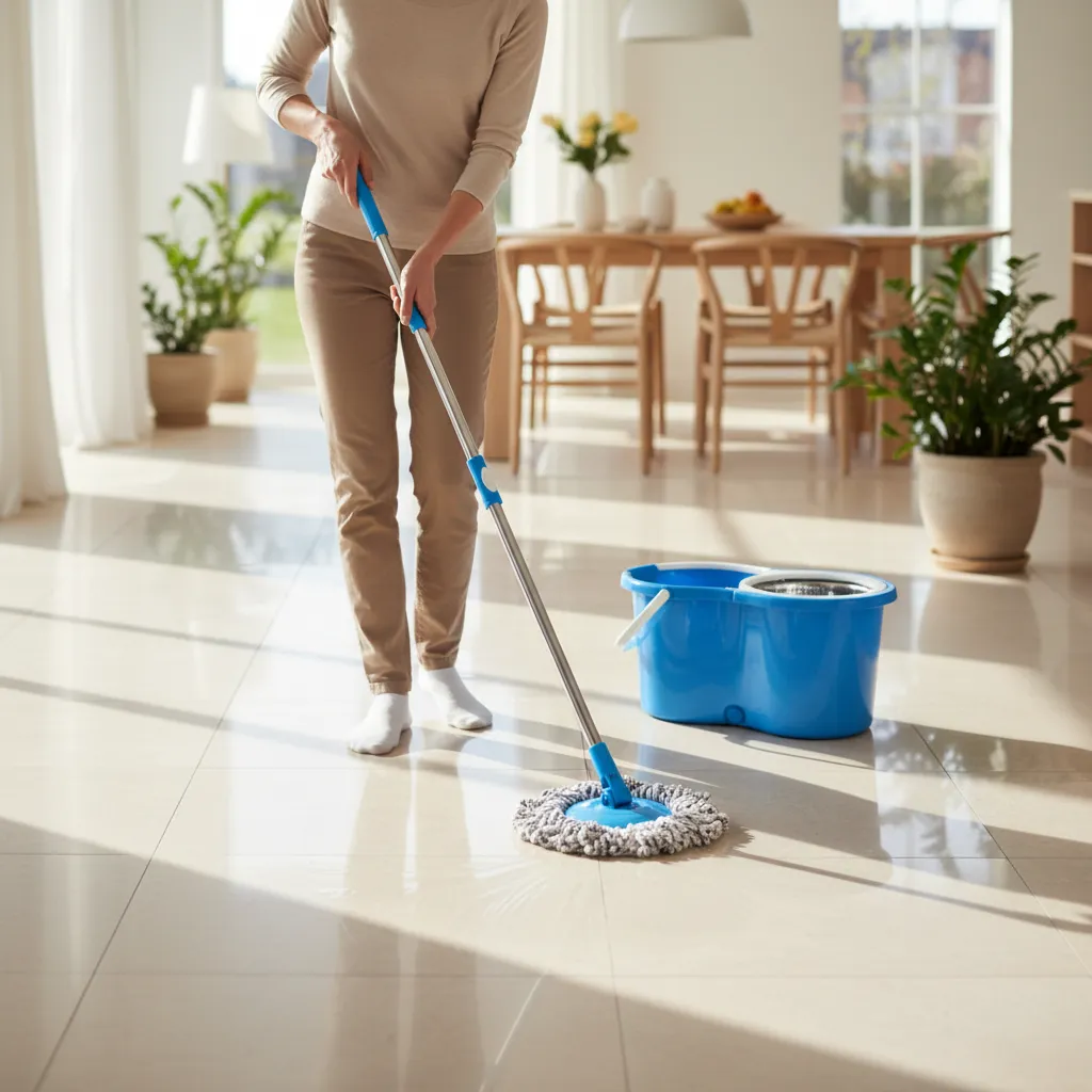 Mopa Giratoria Con Balde Centrifugador Limpieza + repuesto