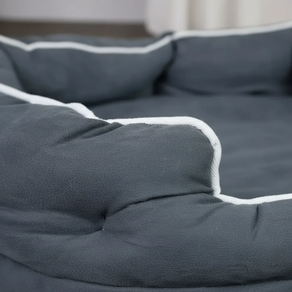 Cama Colchon Gris Cucha Para Mascotas Antideslizante