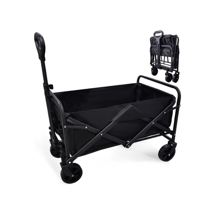 Carro Plegable Multiuso Playa Jardin Camping 4 Ruedas Grandes