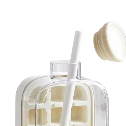 Botella con Hielera 800ml 2 en 1 Mantiene Bebidas Frías por Más Tiempo