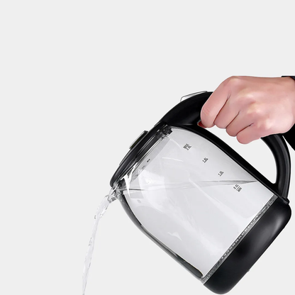 Jarra Eléctrica De Vidrio Transparente 2l Vigore Negro