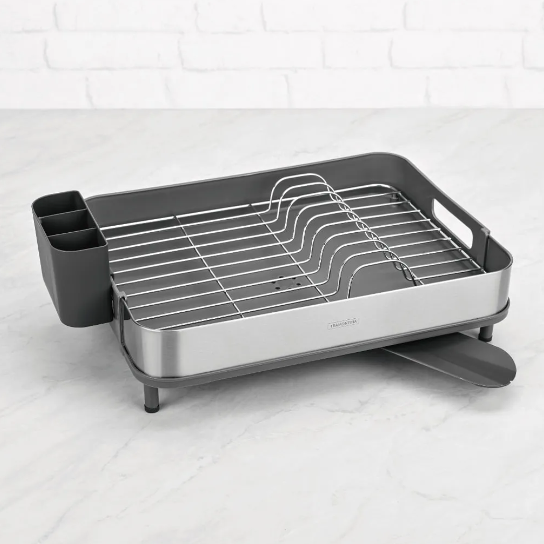 Escurridor De Acero 10 Platos Tramontina