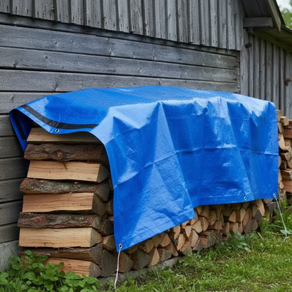 Lona Impermeable Exterior Con Ojales 6x8m Resistente Al Sol