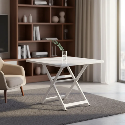 Mesa Auxiliar Ratona Plegable Cuadrada