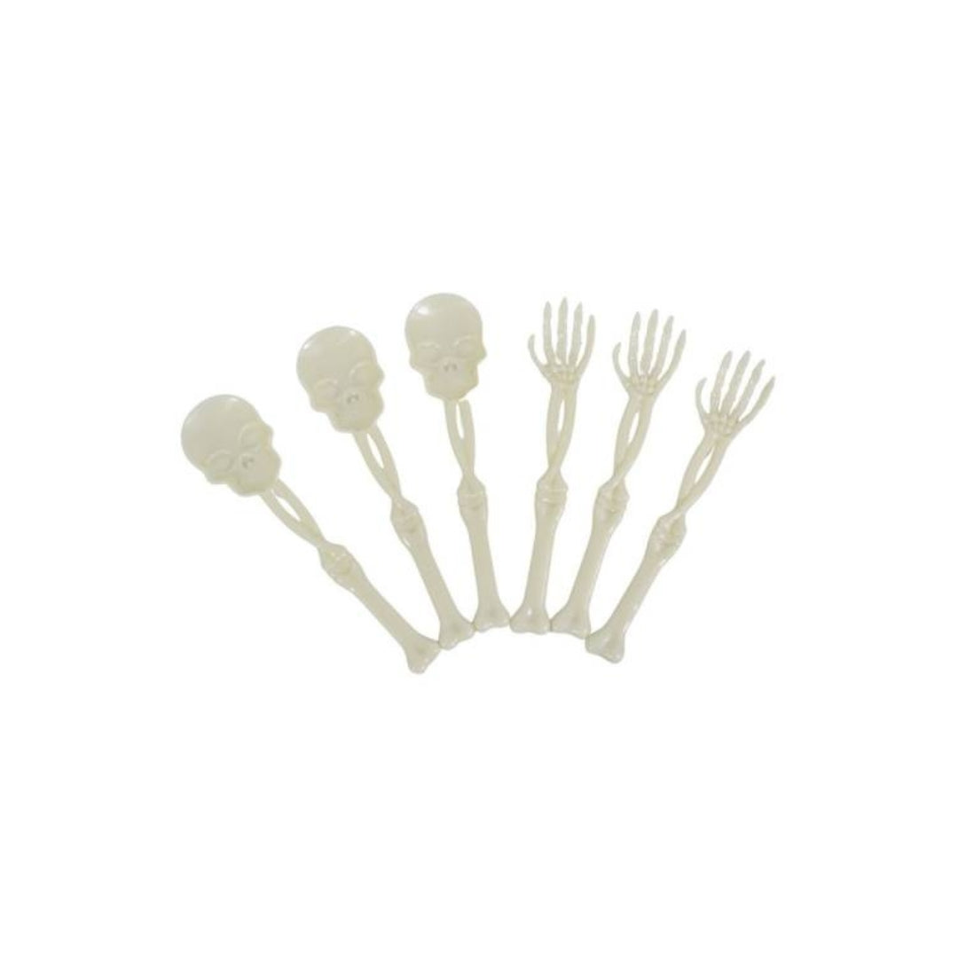 Cubiertos plásticos de Halloween