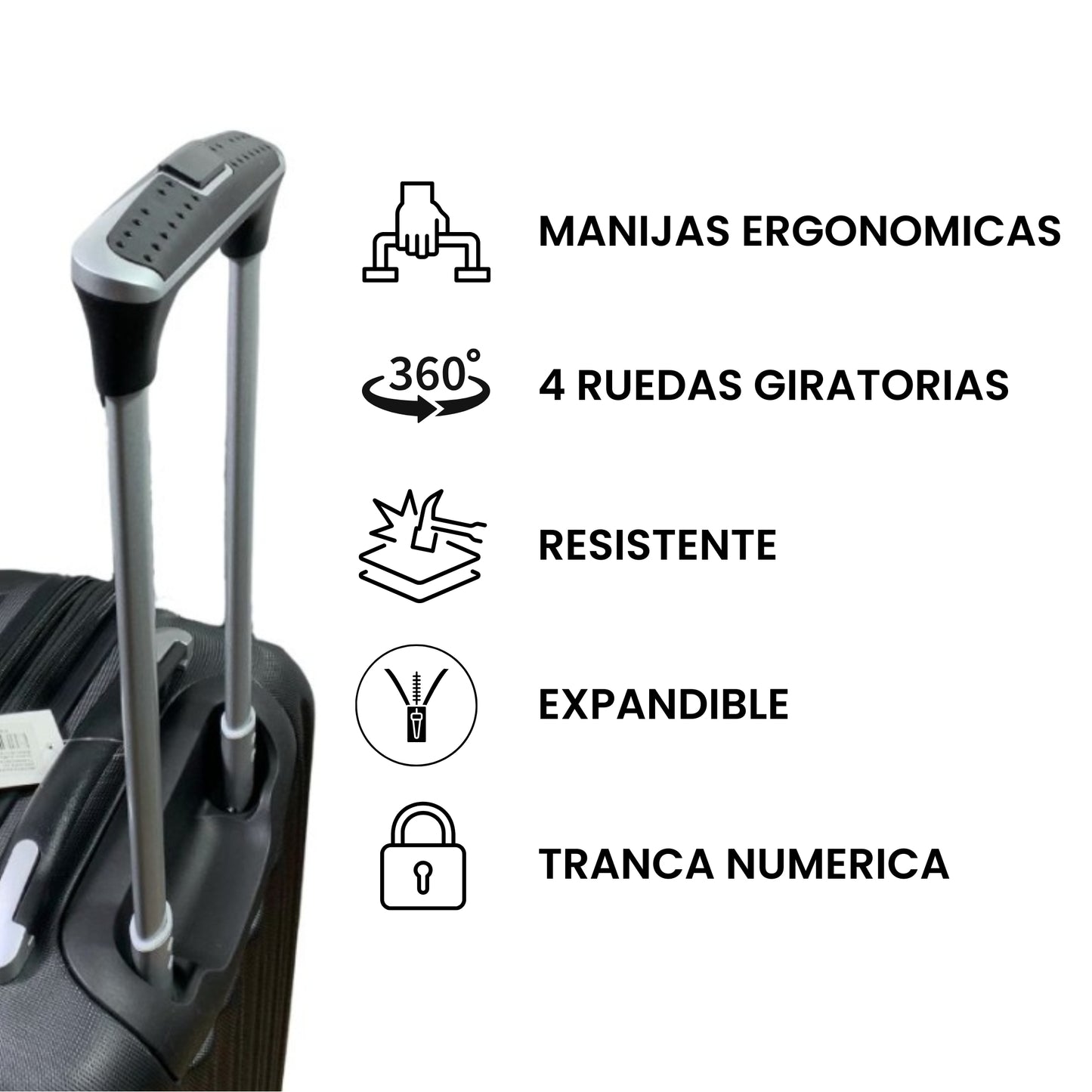 Valija de viaje extensible tipo Carry On 20¨