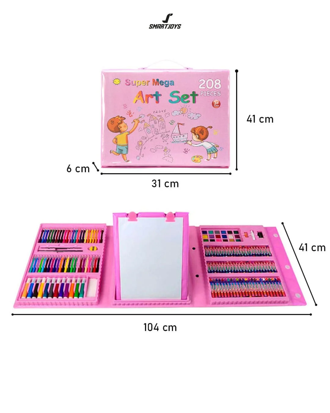 Set Maletín De Arte Didáctico 208 Piezas