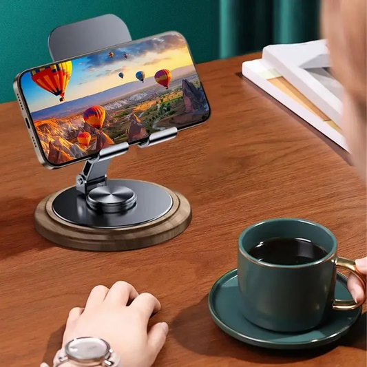 Soporte Para Celular De Mesa Giratorio