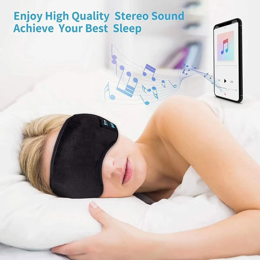 Antifaz Para Dormir Bluetooth Con Auriculares para Viaje o Descanso