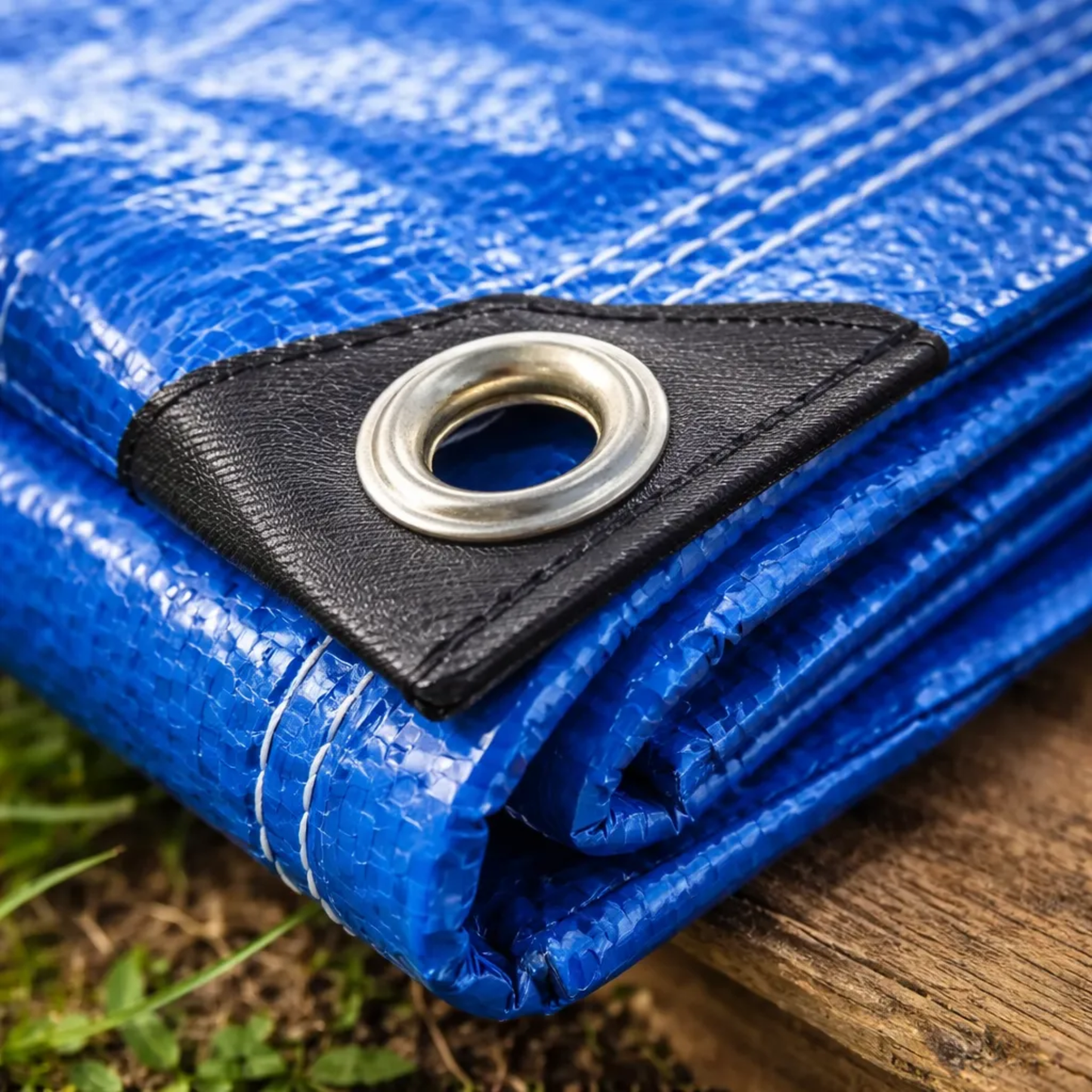 Lona Impermeable Exterior Con Ojales 6x8m Resistente Al Sol