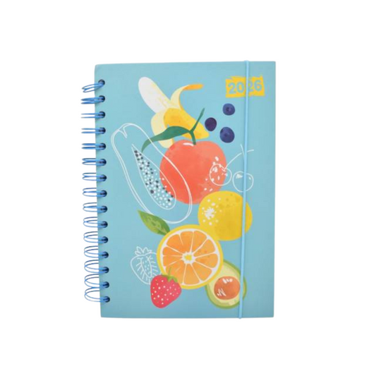 Agenda 2026 Diseño con frutas