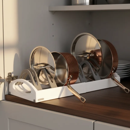 Organizador De Ollas Y Sartenes Extensible Para Cocina
