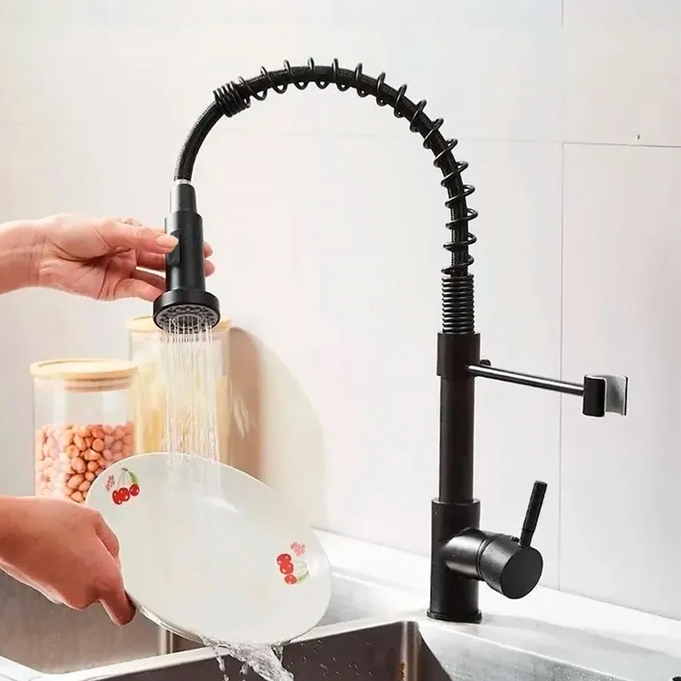 Llave Monocomando Canilla Lavaplatos Flexible Cocina