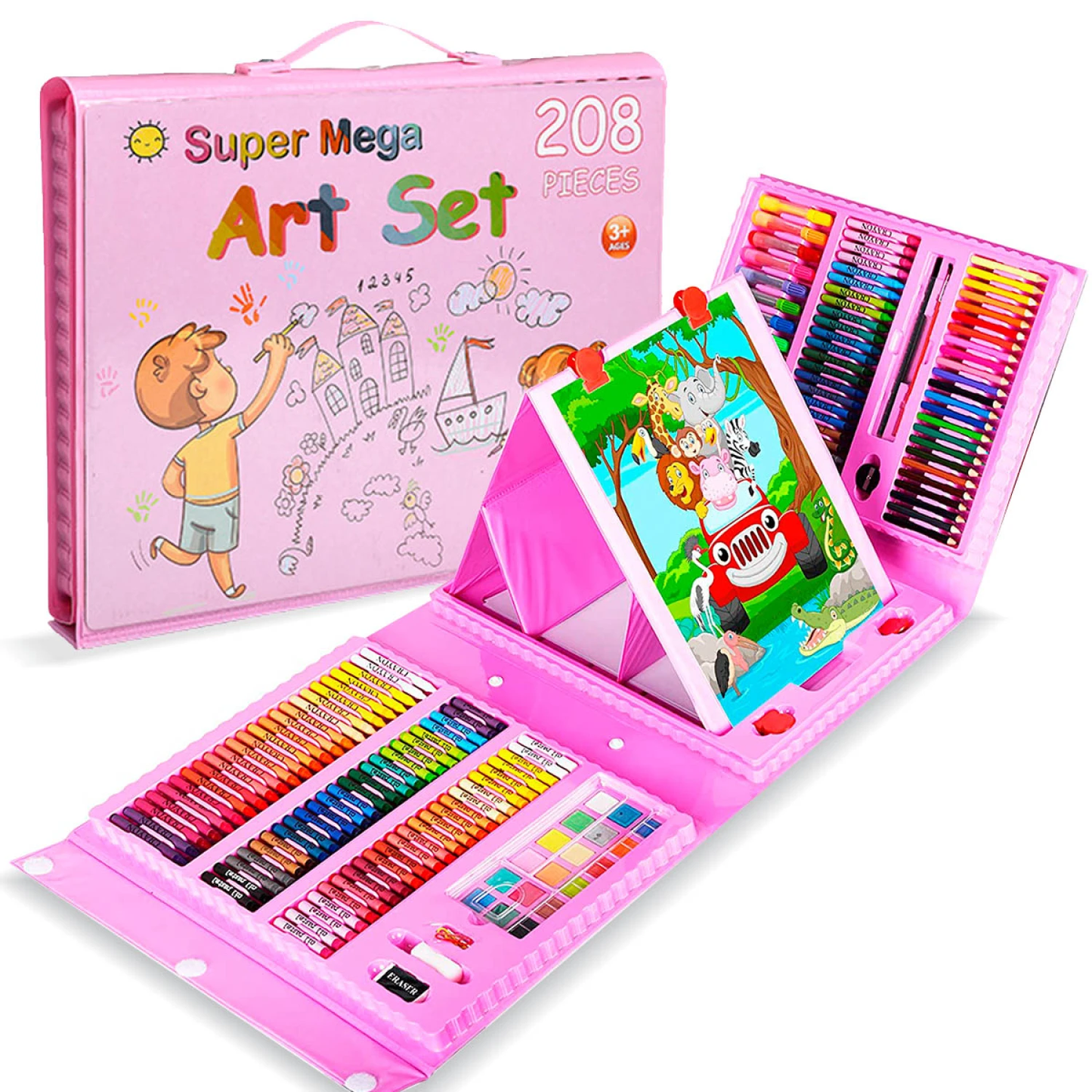 Set Maletín De Arte Didáctico 208 Piezas