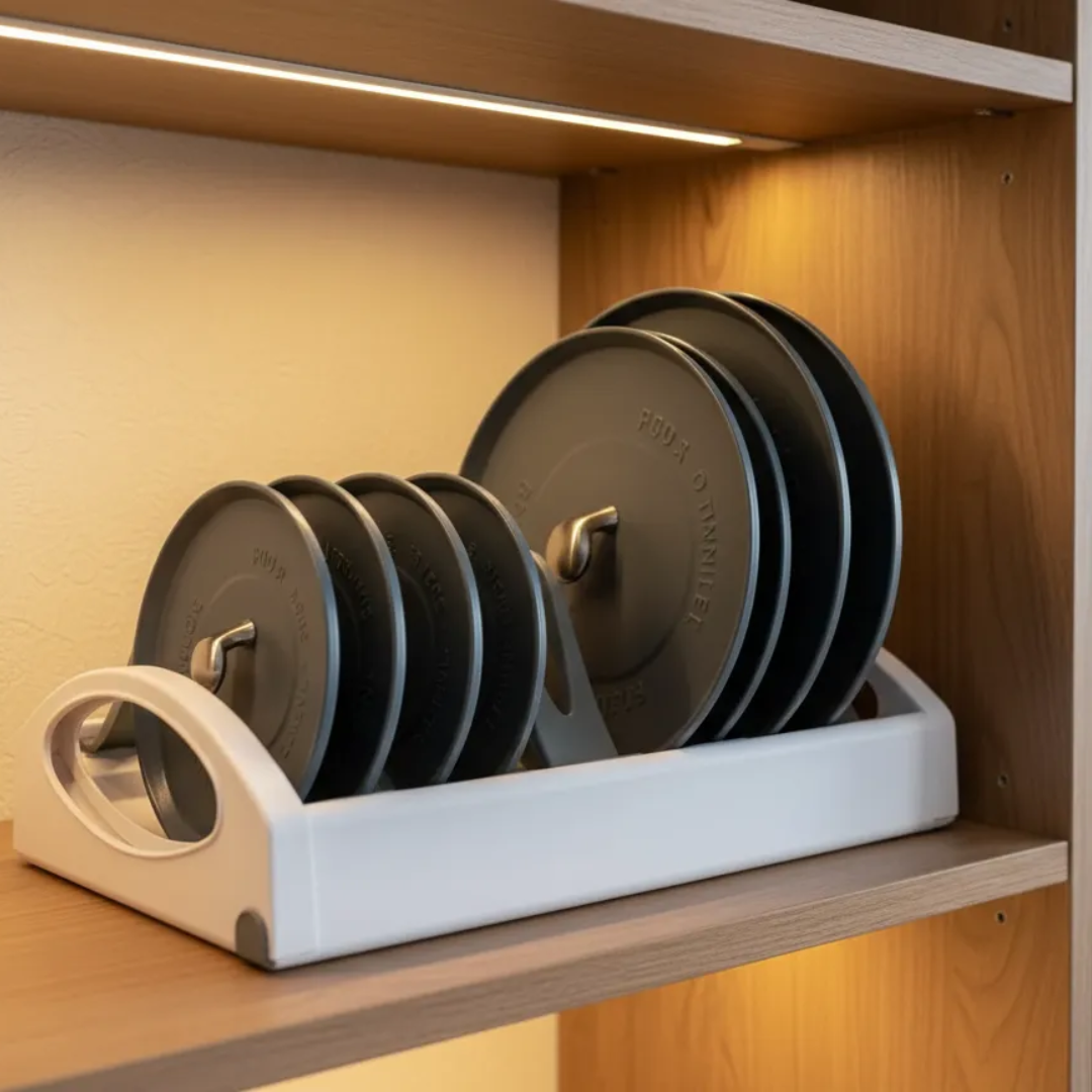 Organizador De Ollas Y Sartenes Extensible Para Cocina