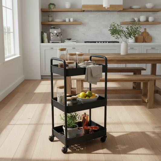 Carro Organizador Con Ruedas 3 Canastos