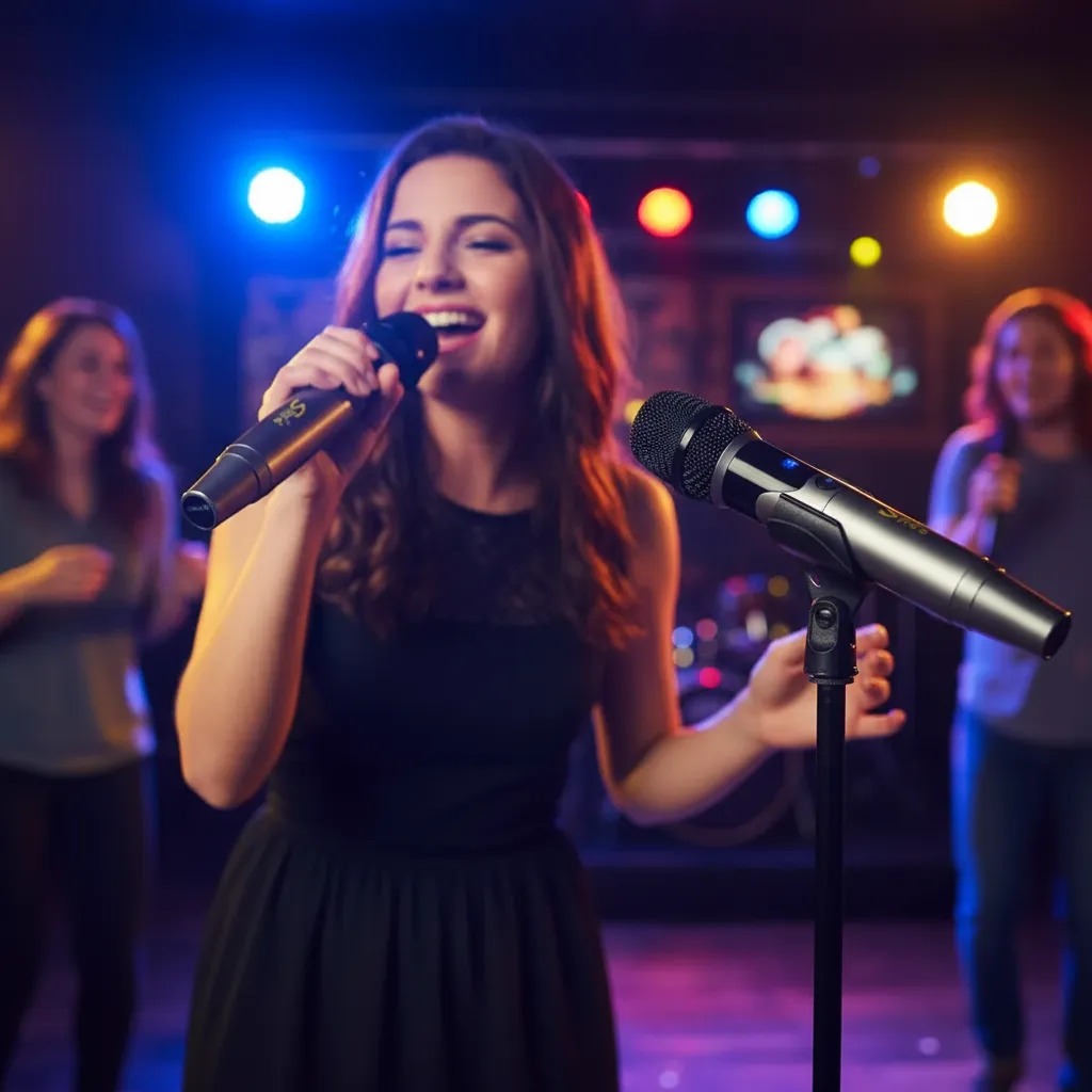 Set X2 Micrófonos Inalámbricos Sing-e Para Eventos O Karaoke
