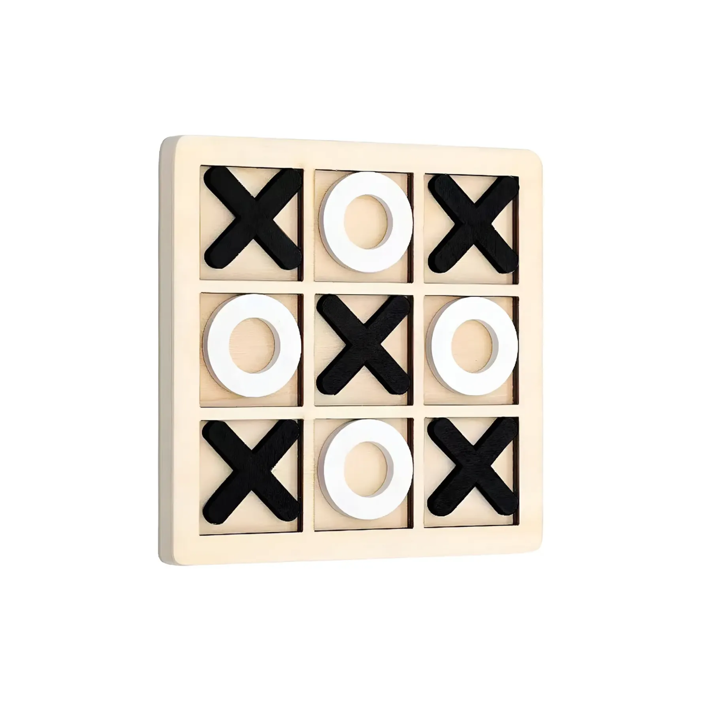 Juego De Mesa Tateti En Madera 15x15cm