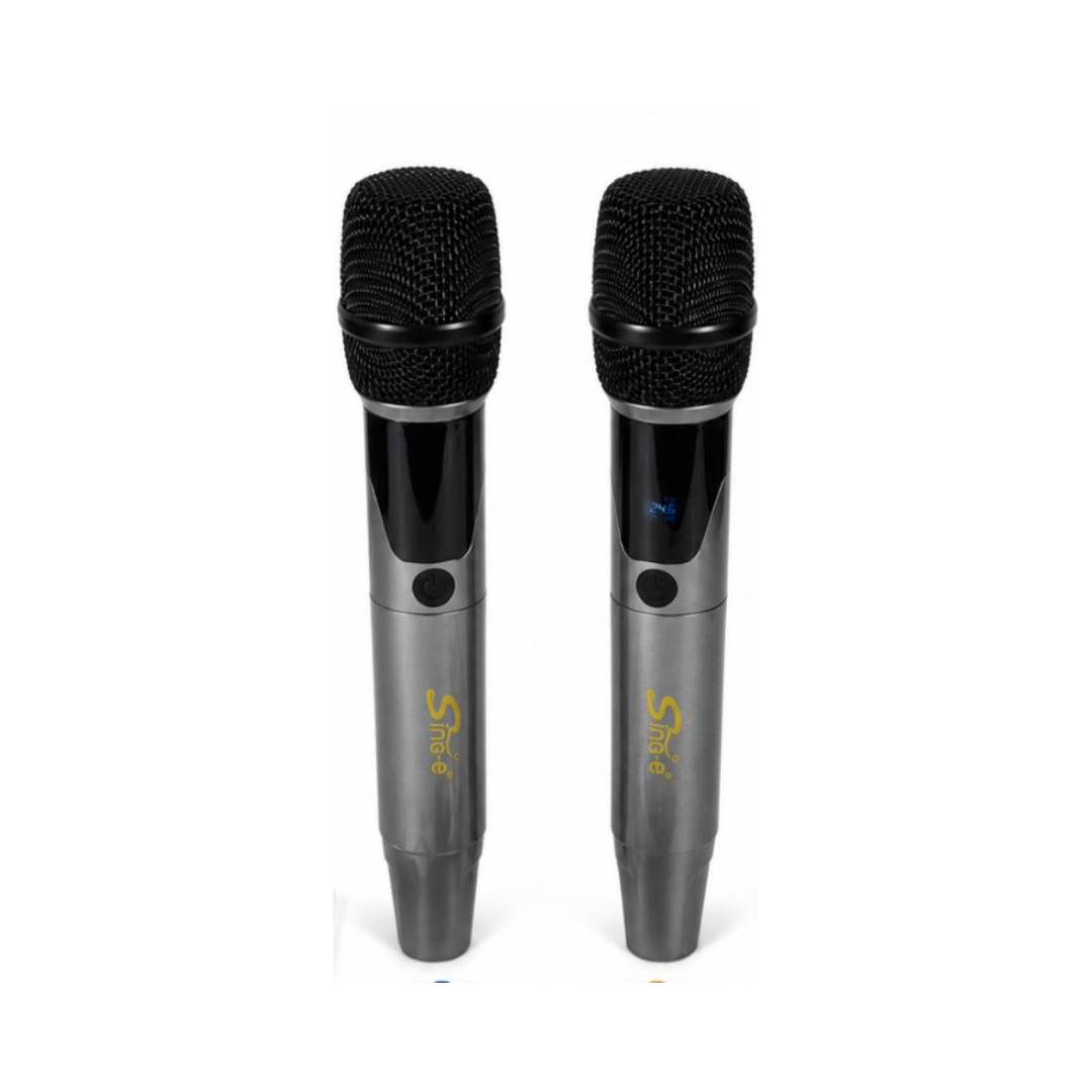 Set X2 Micrófonos Inalámbricos Sing-e Para Eventos O Karaoke