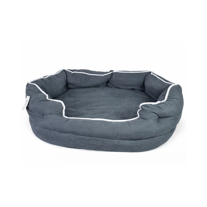 Cama Colchon Gris Cucha Para Mascotas Antideslizante