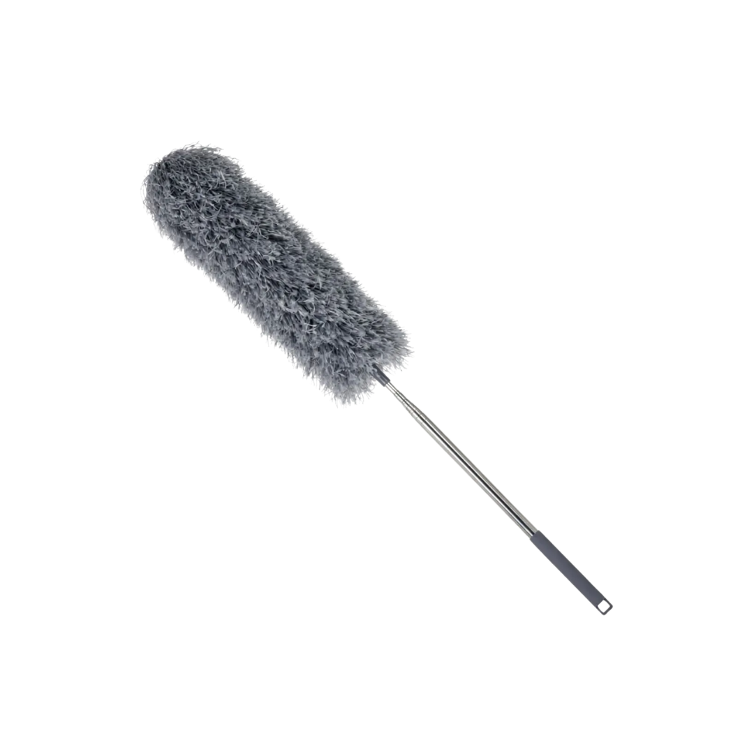 Plumero Extensible De Microfibra Gris 80cm Atrapa Polvo