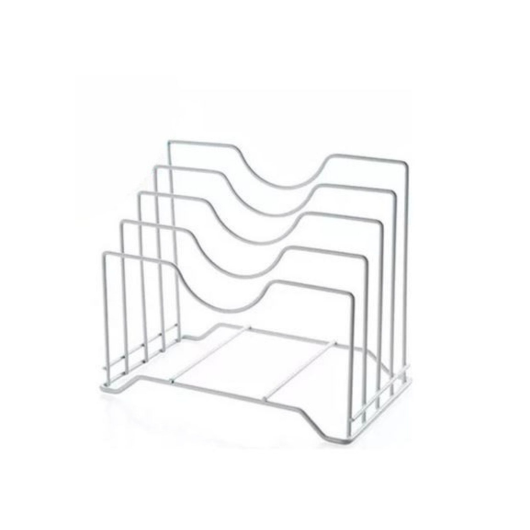 Soporte Tablas Ollas Separador Metal Tapas Organizador