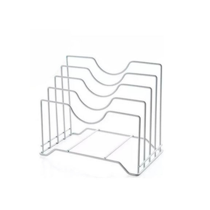Soporte Tablas Ollas Separador Metal Tapas Organizador