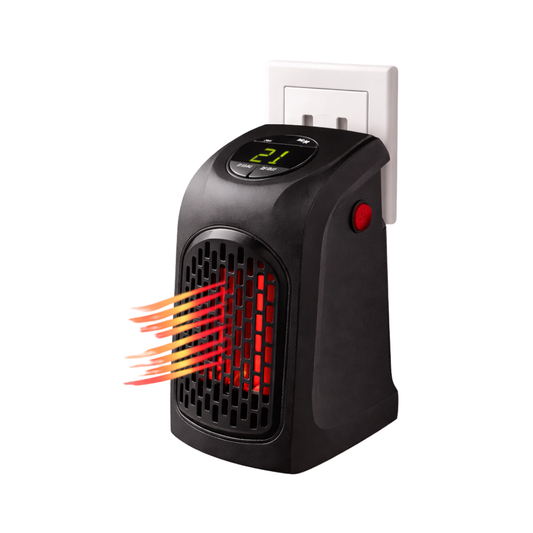 Calefactor Portátil Eléctrico 400W Para Enchufe De Pared