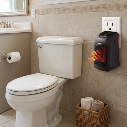 Calefactor Portátil Eléctrico 400W Para Enchufe De Pared