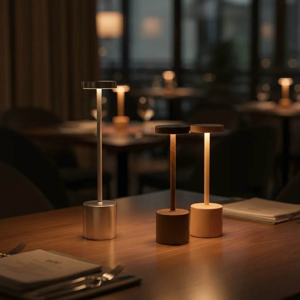 Lámpara De Escritorio Recargable Digital 3 Toques