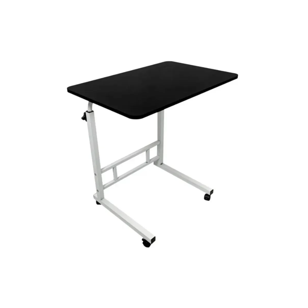 Mesa Auxiliar Ajustable Notebook Escritorio Movil Con Ruedas